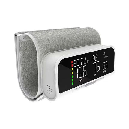 Smart USB Arm Blood Pressure Monitor with Large LCD for Convenient Home Health Tracking - Très Elite
