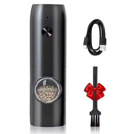 Smart USB Rechargeable Salt and Pepper Grinder with Adjustable Coarseness and LED Indicator..