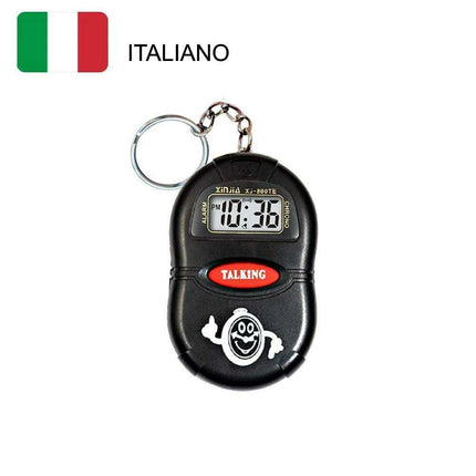 Smart Voice-Activated Talking Clock for Visually Impaired and Seniors - Clear Time Announcer with Multiple Alarm Options..