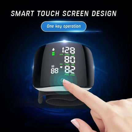 Smart Voice-Controlled Rechargeable Blood Pressure and Heart Rate Monitor with LCD Screen - Très Elite