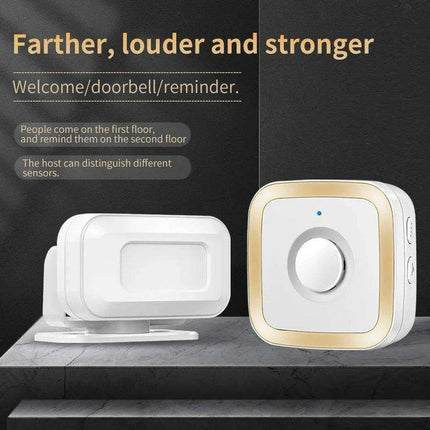 Smart Wireless Security Doorbell System with Motion Detection and Night Vision - Très Elite