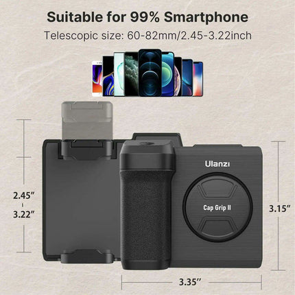 Smartphone Photography Upgrade Kit with Wireless Remote & Built-in Makeup Mirror - Très Elite
