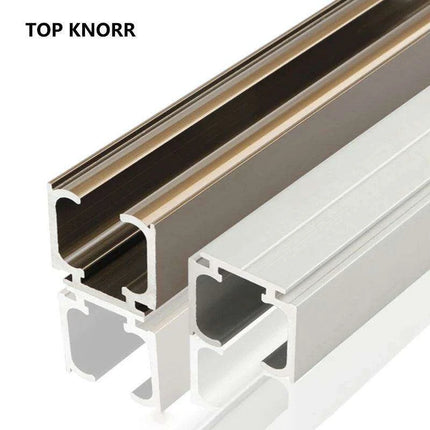 SmoothSlide Premium Sliding Door Hardware Kit for Home Improvement - Très Elite