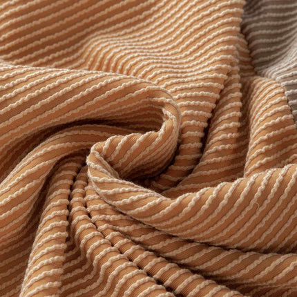 Snug Brown Colorblock Lounge Set for Ultimate Relaxation - Très Elite