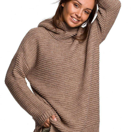 Snug and Stylish Turtleneck BE Knit Sweater for Cold Weather - Très Elite