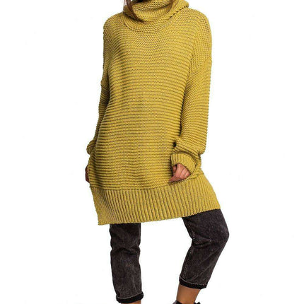Snug and Stylish Turtleneck BE Knit Sweater for Cold Weather - Très Elite