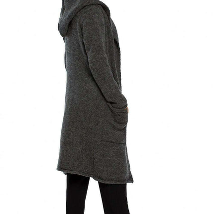 Snuggly Hooded Knitted Sweater - Très Elite