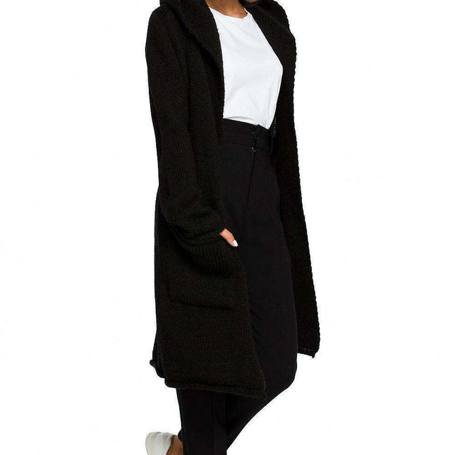 Snuggly Hooded Knitted Sweater