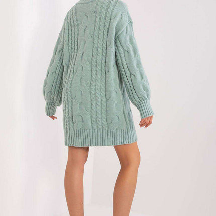 Snuggly Turtleneck Oversized Jumper Dress - Très Elite