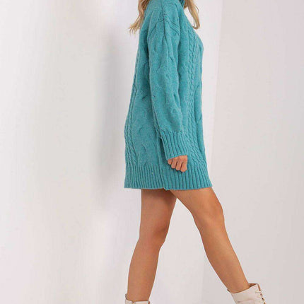 Snuggly Turtleneck Oversized Jumper Dress - Très Elite