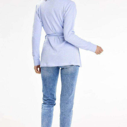 Snuggly Wrap Belted Shawl Cardigan - Très Elite