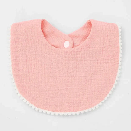 Soft Cotton Baby Bibs with Absorbent Lace - Perfect for Newborns and Toddlers - Très Elite