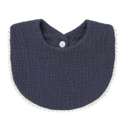 Soft Cotton Baby Bibs with Absorbent Lace - Perfect for Newborns and Toddlers - Très Elite