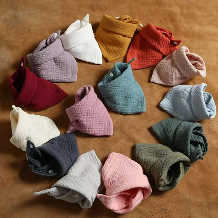 Soft Cotton Baby Bibs with Absorbent Lace - Perfect for Newborns and Toddlers - Très Elite