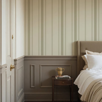 Wallcolors Tapeta Soft Stripe Wallpaper - Durable, Easy to Install