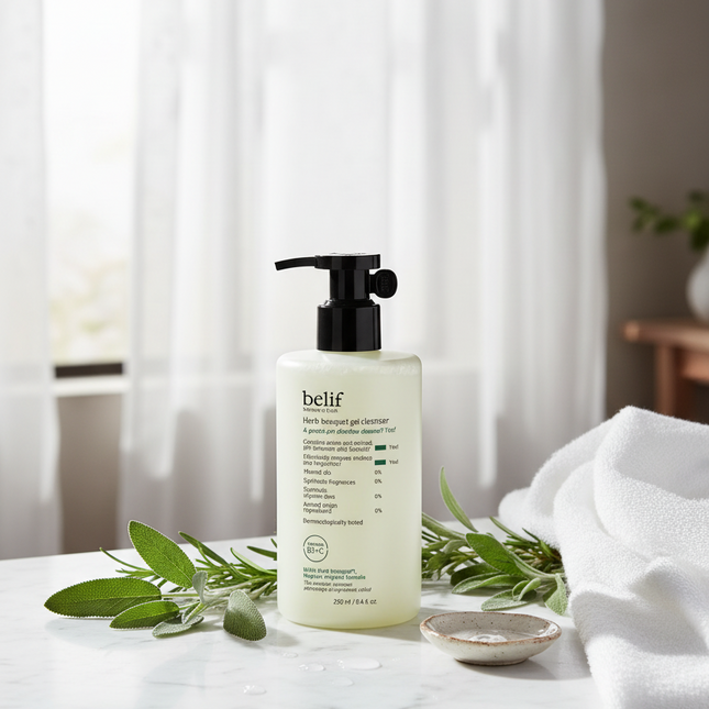 Soothing Herb Bouquet Amino Acid Gel Cleanser for Sensitive Skin - Très Elite