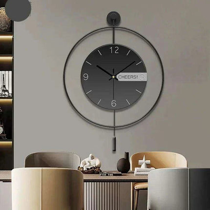 Sophisticated 3D Quartz Pendulum Wall Clock for Modern Living Spaces. sophisticated-3d-quartz-pendulum-wall-clock-for-modern-living-spaces Home Décor›Decorative Accents›Wall Arts & Decor›Mirrors & Wall Clocks›Wall Clocks