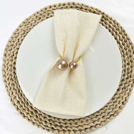 Sophisticated 50-Piece Cotton Napkin Collection for Upscale Dining Events..