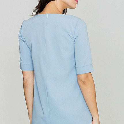 Sophisticated A-Line Draped Top - Très Elite