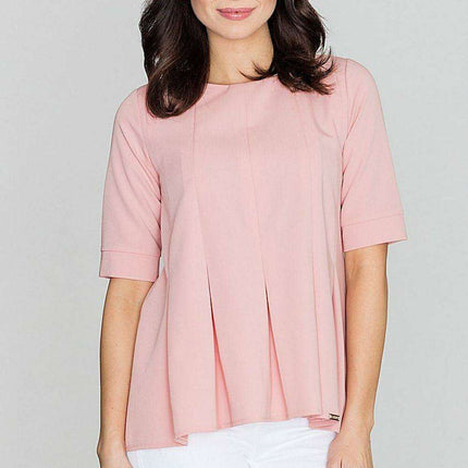 Sophisticated A-Line Draped Top