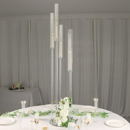 Sophisticated Acrylic Candelabra Collections for Memorable Weddings and Events- Très Elite- Très Elite