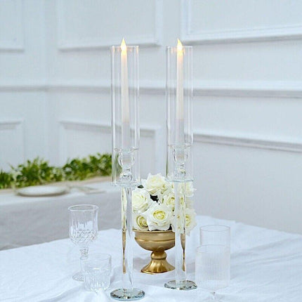 Sophisticated Acrylic Candelabra Collections for Memorable Weddings and Events- Très Elite- Très Elite