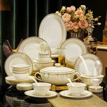Sophisticated Al Fresco Dining Set: Complete Outdoor Tableware Collection - Très Elite