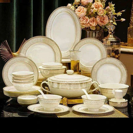 Sophisticated Al Fresco Dining Set: Complete Outdoor Tableware Collection - Très Elite