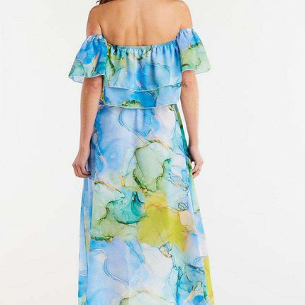 Sophisticated Asymmetrical Chiffon Maxi Skirt with Adjustable Waistband - Très Elite