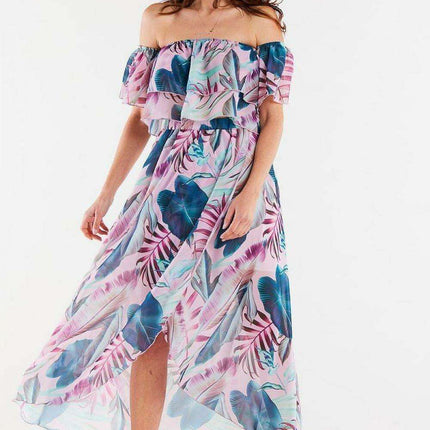 Sophisticated Asymmetrical Chiffon Maxi Skirt with Adjustable Waistband