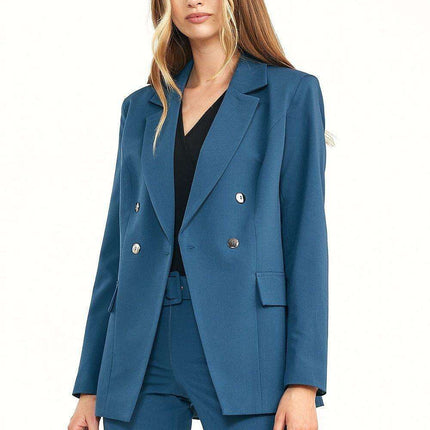 Sophisticated Autumn Chic Double Breasted Coat For Women - Très Elite