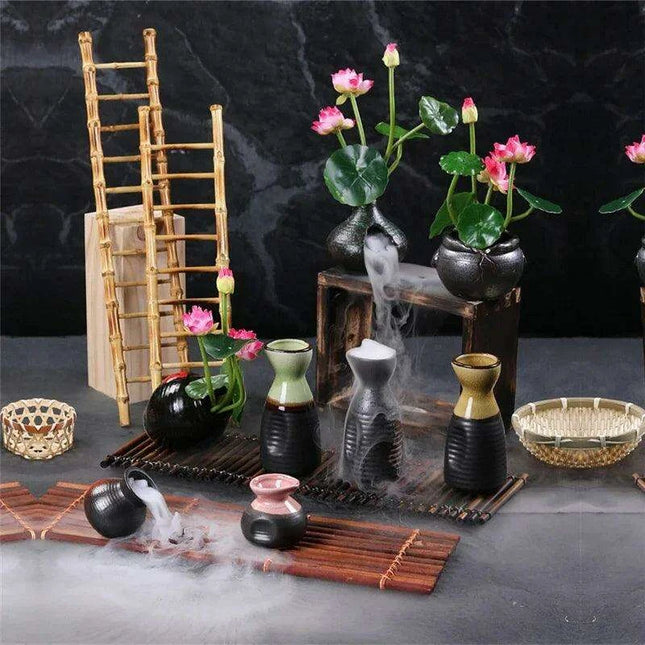 Sophisticated Bamboo Sushi Serving Set - Artistic Bento Tools and Deluxe Sashimi Platter - Très Elite