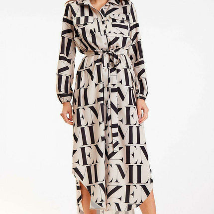 Sophisticated Belted Maxi Dress for Chic Comfort