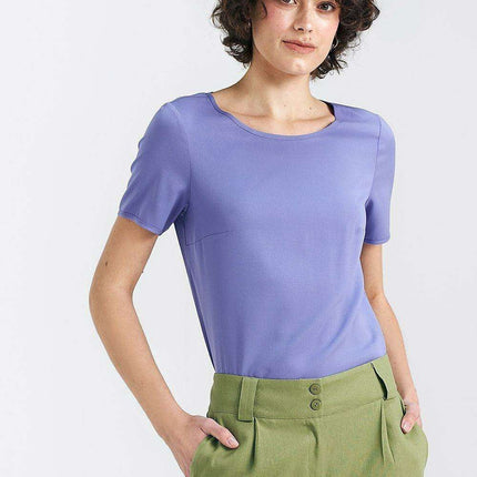 Sophisticated Black Boat Neck Top For Modern Wardrobe - Très Elite