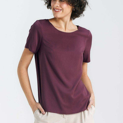 Sophisticated Black Boat Neck Top For Modern Wardrobe