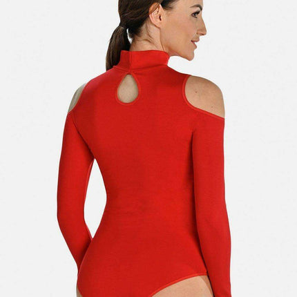 Sophisticated Black Contemporary Bodysuit - Très Elite
