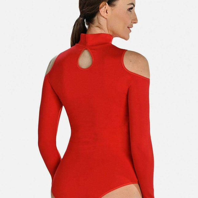 Sophisticated Black Contemporary Bodysuit