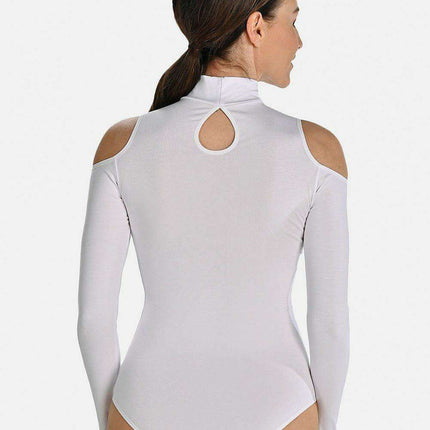 Sophisticated Black Contemporary Bodysuit - Très Elite