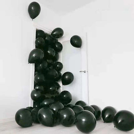 Sophisticated Black Latex Balloon Arch Kit for Effortless Event Elegance - Très Elite