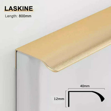 Sophisticated Black and Gold Aluminum Alloy Cabinet Handle Collection..