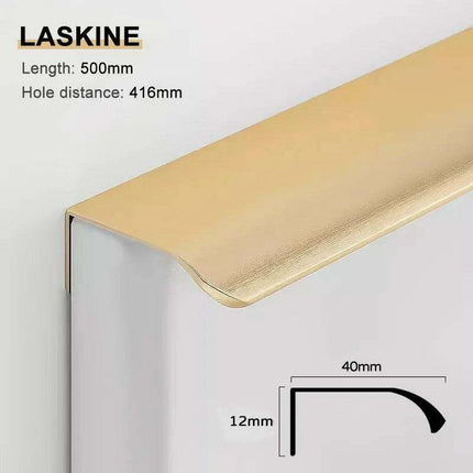 Sophisticated Black and Gold Aluminum Alloy Cabinet Handle Collection..