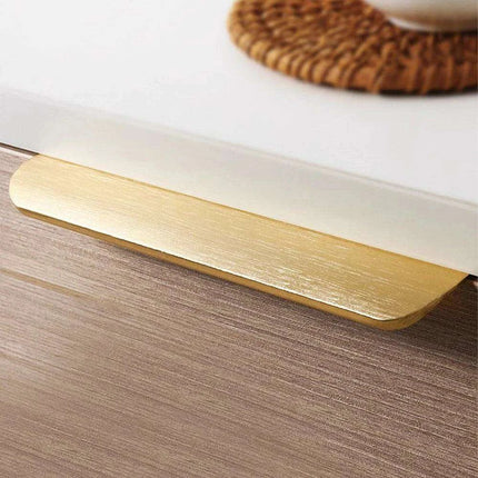 Sophisticated Black and Gold Aluminum Alloy Cabinet Handle Collection - Très Elite