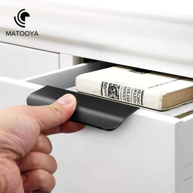 Sophisticated Black and Gold Aluminum Alloy Cabinet Handle Collection