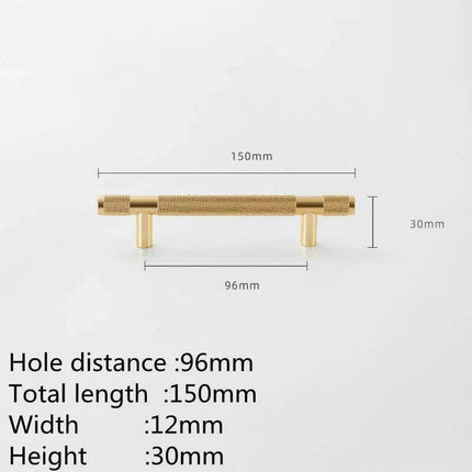 Sophisticated Black and Gold Aluminum Cabinet Hardware Collection - Très Elite