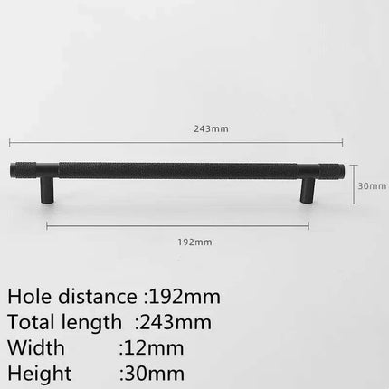 Sophisticated Black and Gold Aluminum Cabinet Hardware Collection - Très Elite