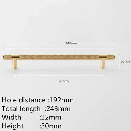 Sophisticated Black and Gold Aluminum Cabinet Hardware Collection - Très Elite