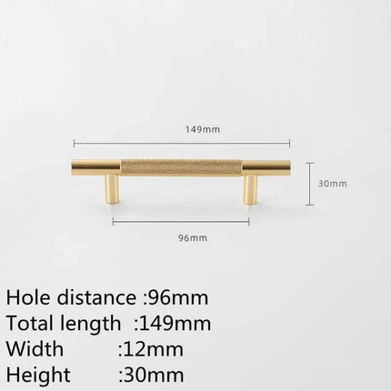 Sophisticated Black and Gold Aluminum Cabinet Hardware Collection - Très Elite