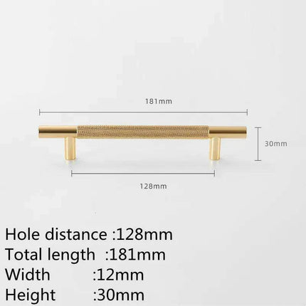 Sophisticated Black and Gold Aluminum Cabinet Hardware Collection - Très Elite