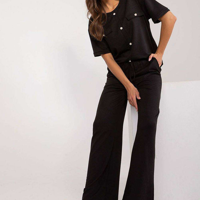 Sophisticated Blouse and Trousers Set