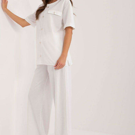 Sophisticated Blouse and Trousers Set - Très Elite